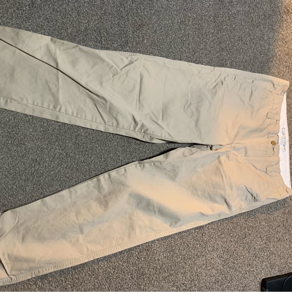 Calvin Klein “Utility Chino” Khaki Pants